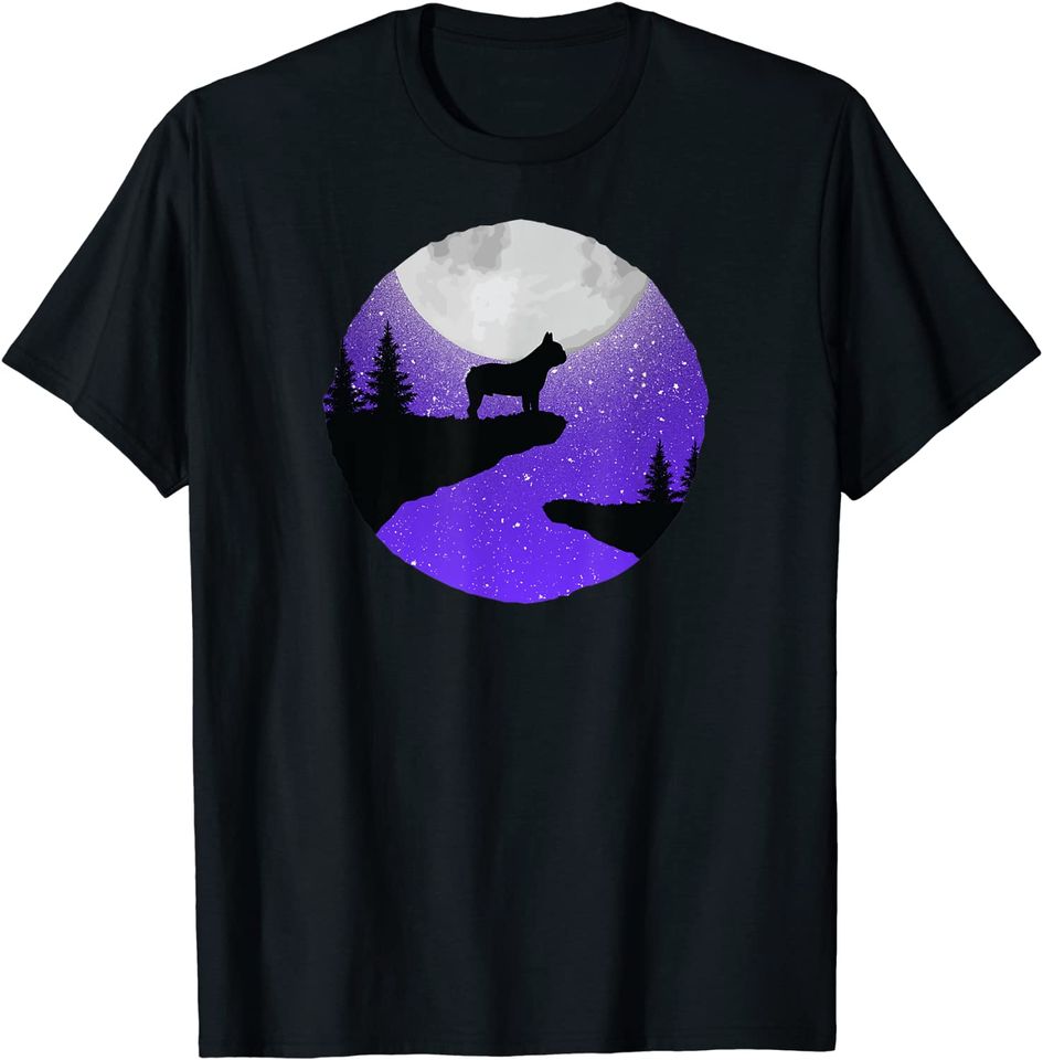 Cool French Bulldog Full Moon Frenchie Owner T-Shirt