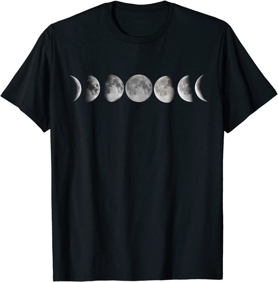 Lunar Cycle Shirt Astronomy Full Moon T-Shirt