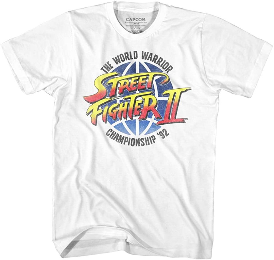 Street Fighter Video Martial Arts Arcade Game World Warrior Adult T-Shirt Tee