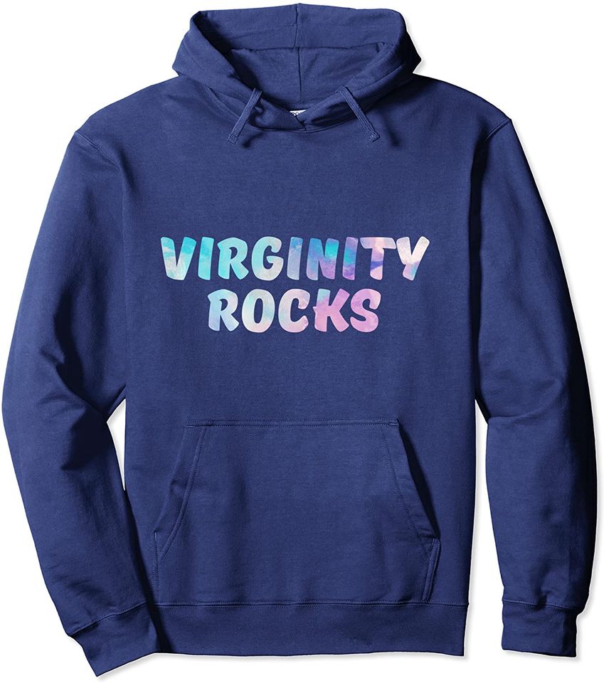 Infamous Quote Saying Virginity Vintage Rocks Style Pullover Hoodie