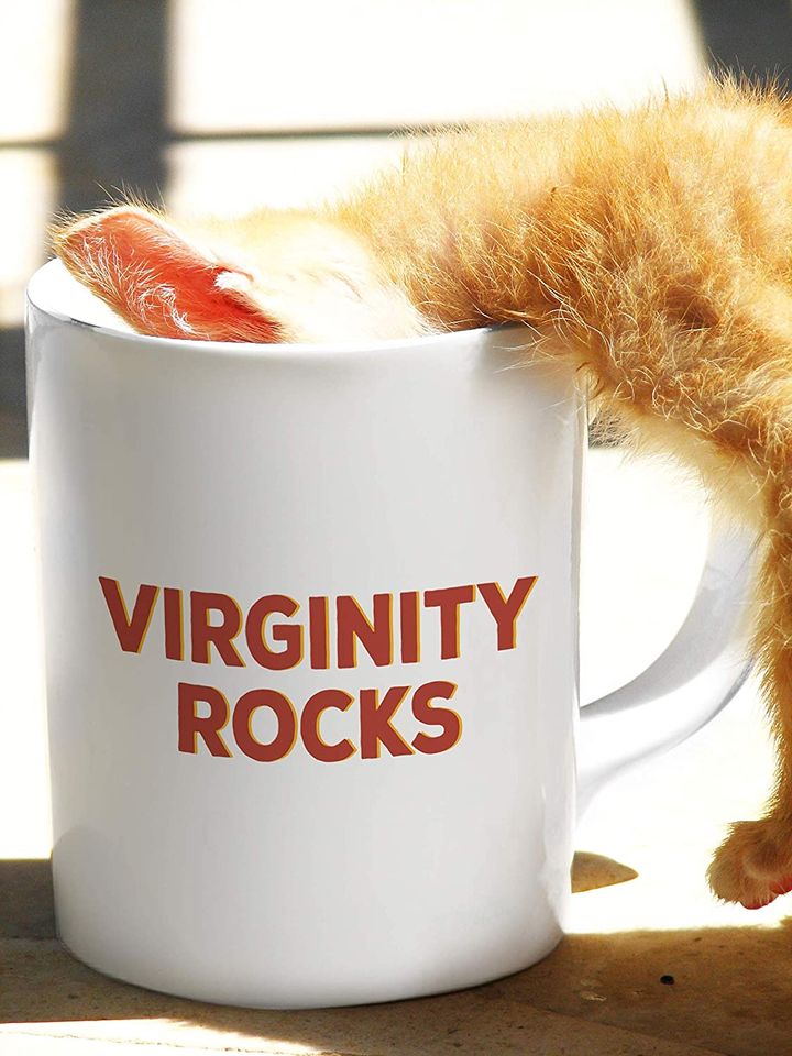 Virginity Rocks In Red Mug