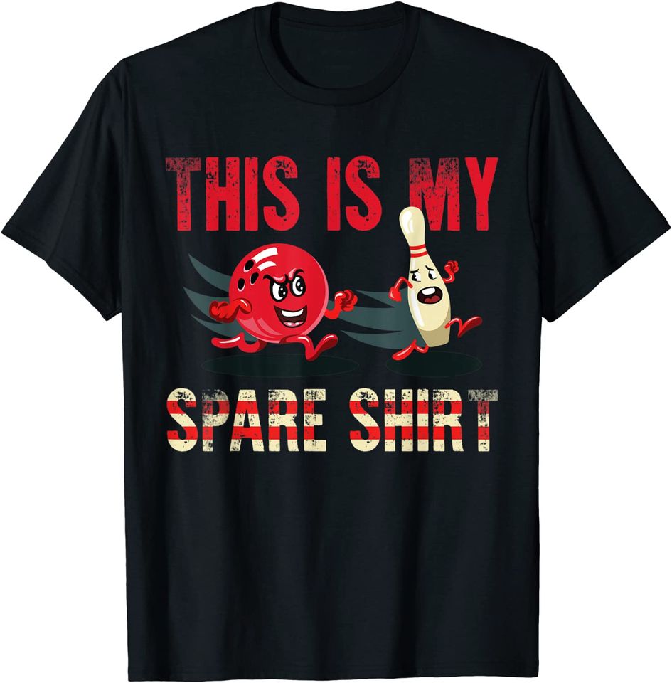 This Is My Spare Shirt Funny Bowling T-Shirt