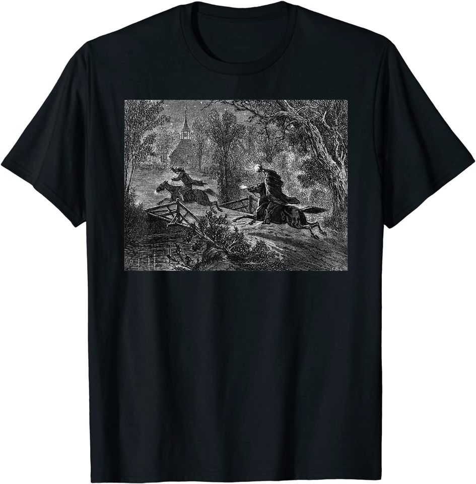 Ichabod Crane Legend of Sleepy Hollow Headless Horseman T-Shirt