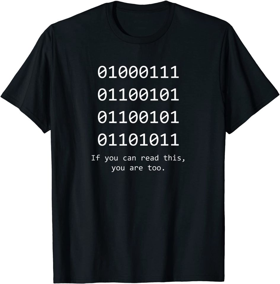 Computer Binary Code Programmer Developer Geek T-Shirt
