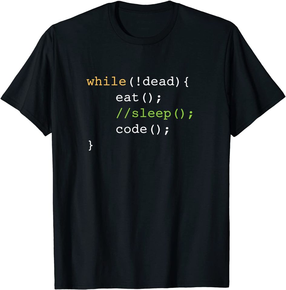Computer Science Programmer Eat Sleep Code T-Shirt