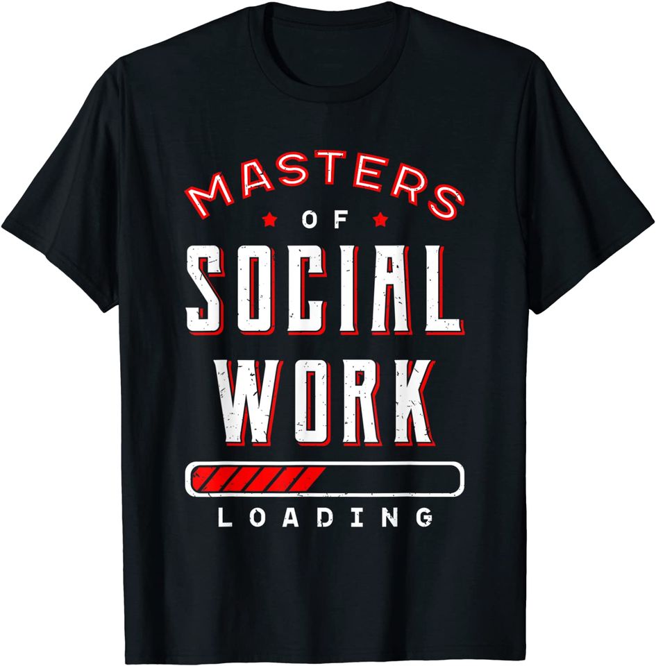 Master Of Social Work Loading Vintage T-Shirt