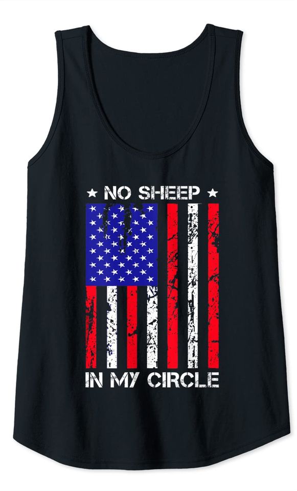 No Sheep In My Circle Tank Top