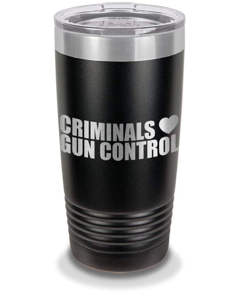 Custom Criminals Love Gun Control 30oz Ringneck Tumbler