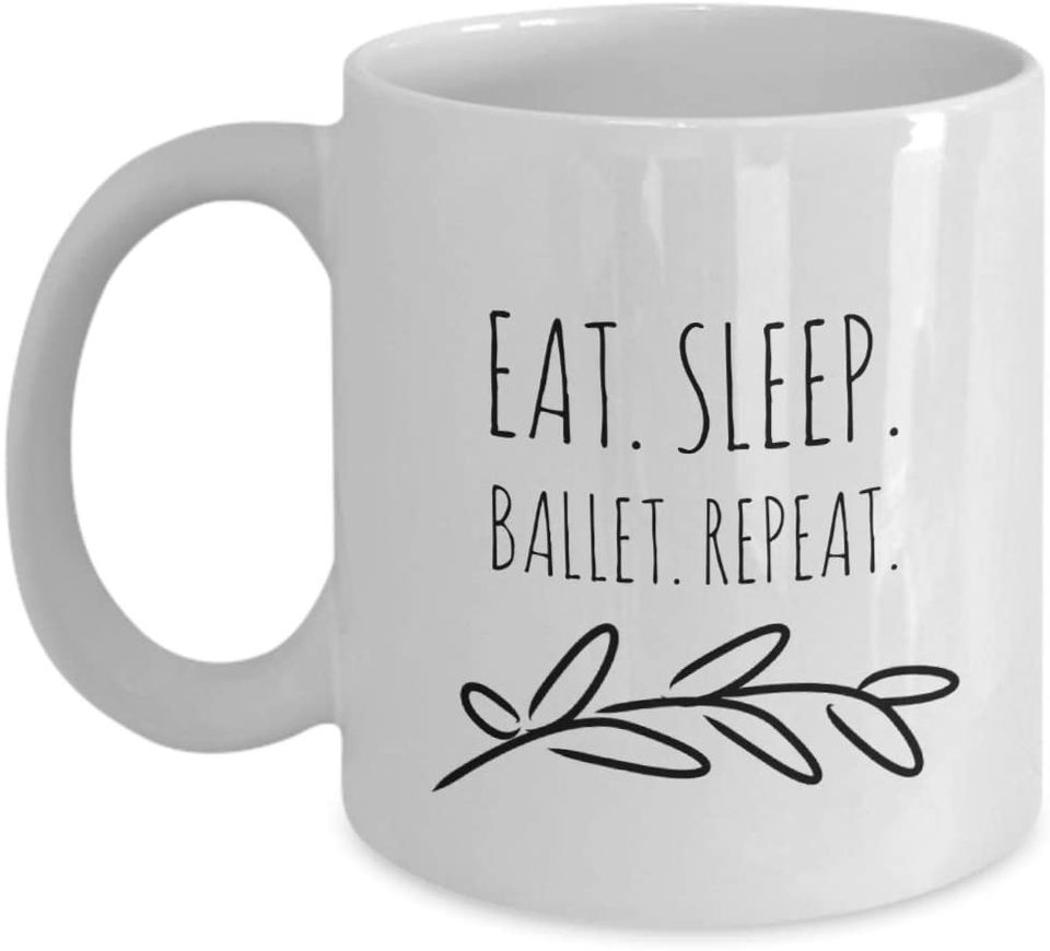 Eat Sleep Ballet Repeat Simple Mug