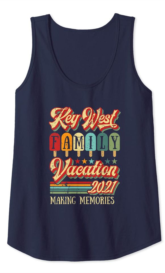 Key West Family Vacation 2021 Family Road Trip Florida 2021 Tank Top