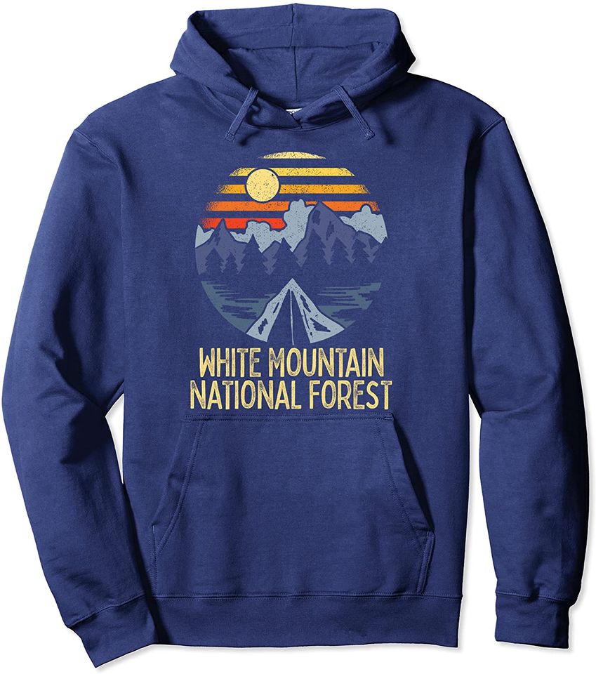 White Mountain National Forest New Hampshire & Maine Camping Pullover Hoodie