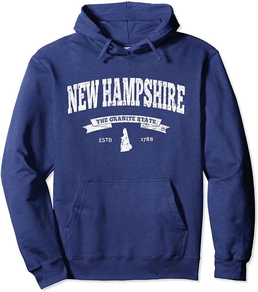 Retro Vintage New Hampshire Hoodie