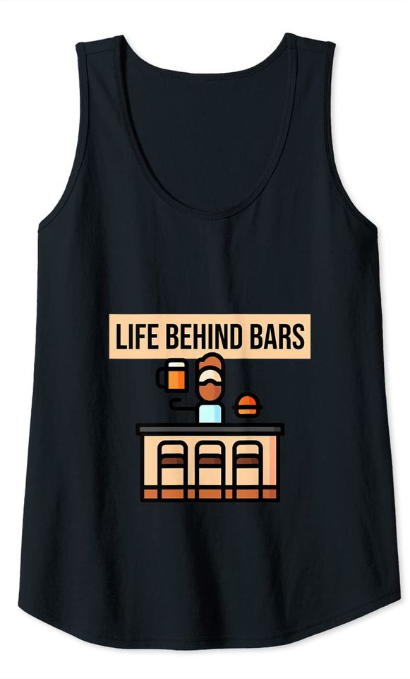 Life Behind Bars Bartender Tank Top