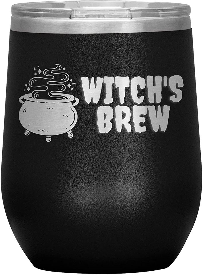 Witch's Brew Cauldron 12oz Insulated Wine Tumbler