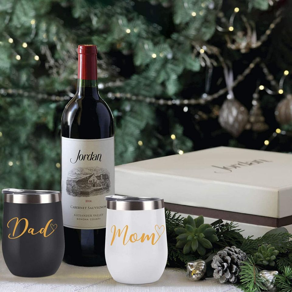 Mom and Dad Wine Tumbler