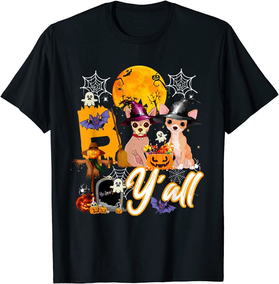 Happy Halloween Dog Chihuahua Boo T-Shirt
