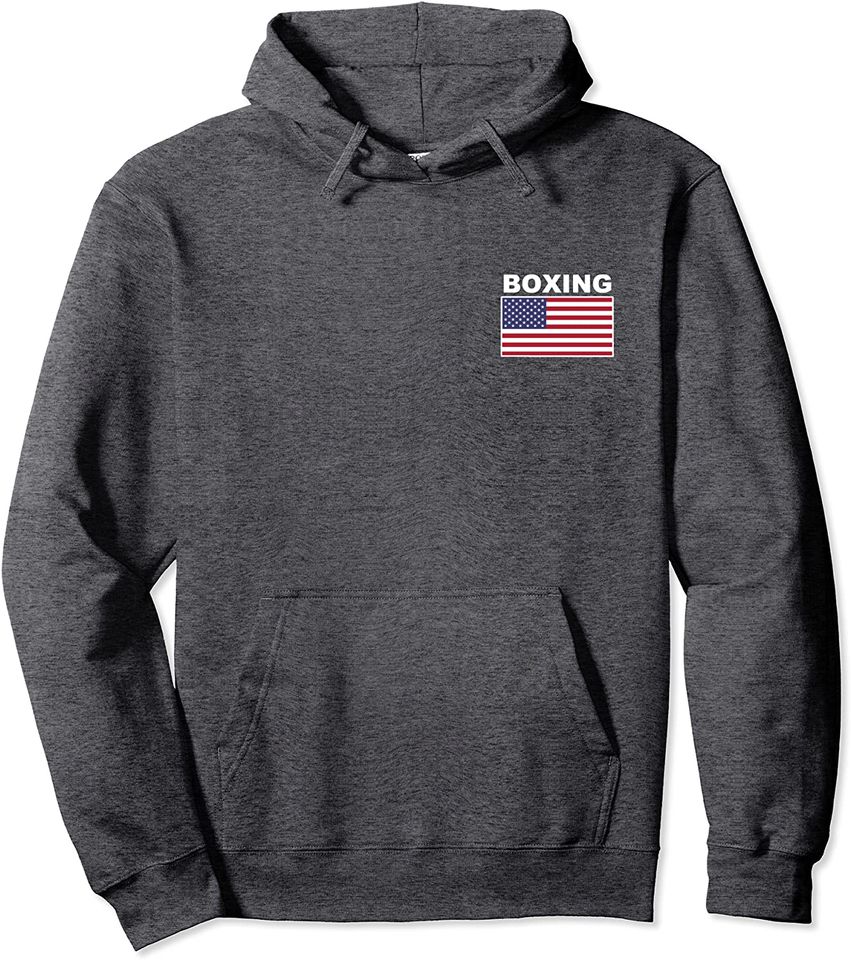 USA Flag Boxing Pocket Boxer Training Jacket Gift Top Hoodie