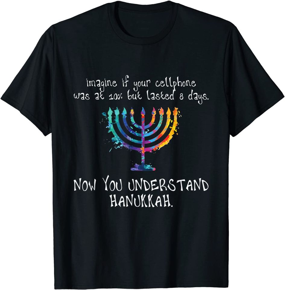Hanukkah Chanukah - Cellphone Meme - Funny Jewish Gifts T-Shirt