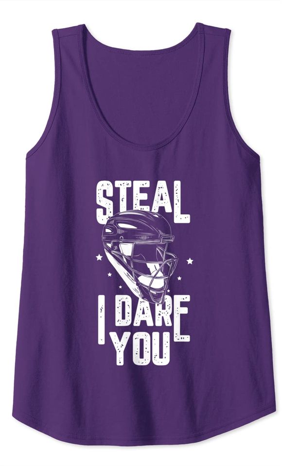 Steal I dare you Gifts for a Baseball Fan Tank Top