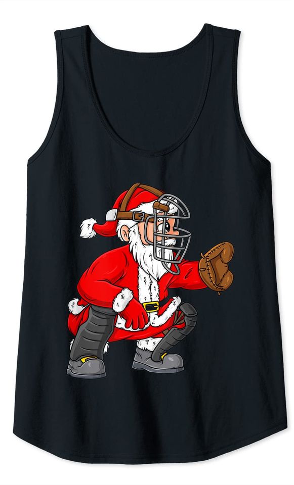 Christmas Santa Claus Baseball Tank Top