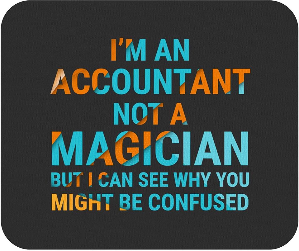 Accountant Magician Mouse Pad