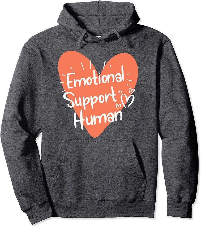 Emotional Support Human Service Dog  Animal Service Pullover Hoodie