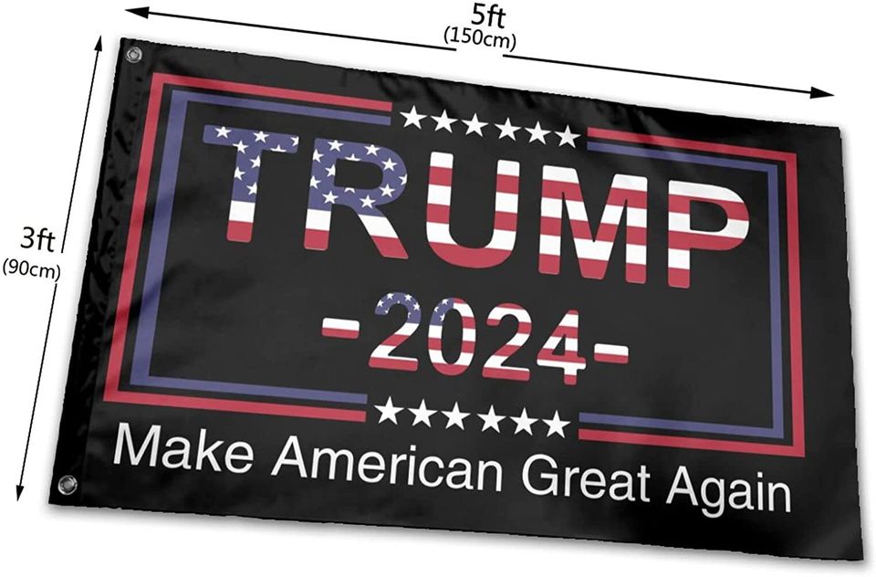 Trump 2024 Make American Great Again Outdoor Flags House Flag