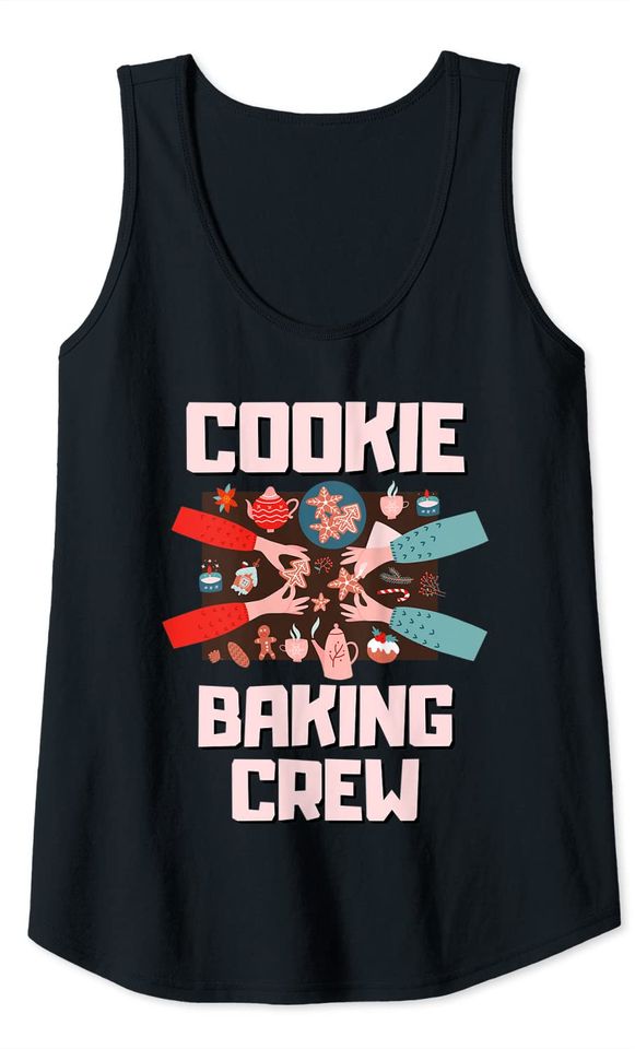 Christmas Cookie Baking Crew Gingerbread Christmas Tank Top