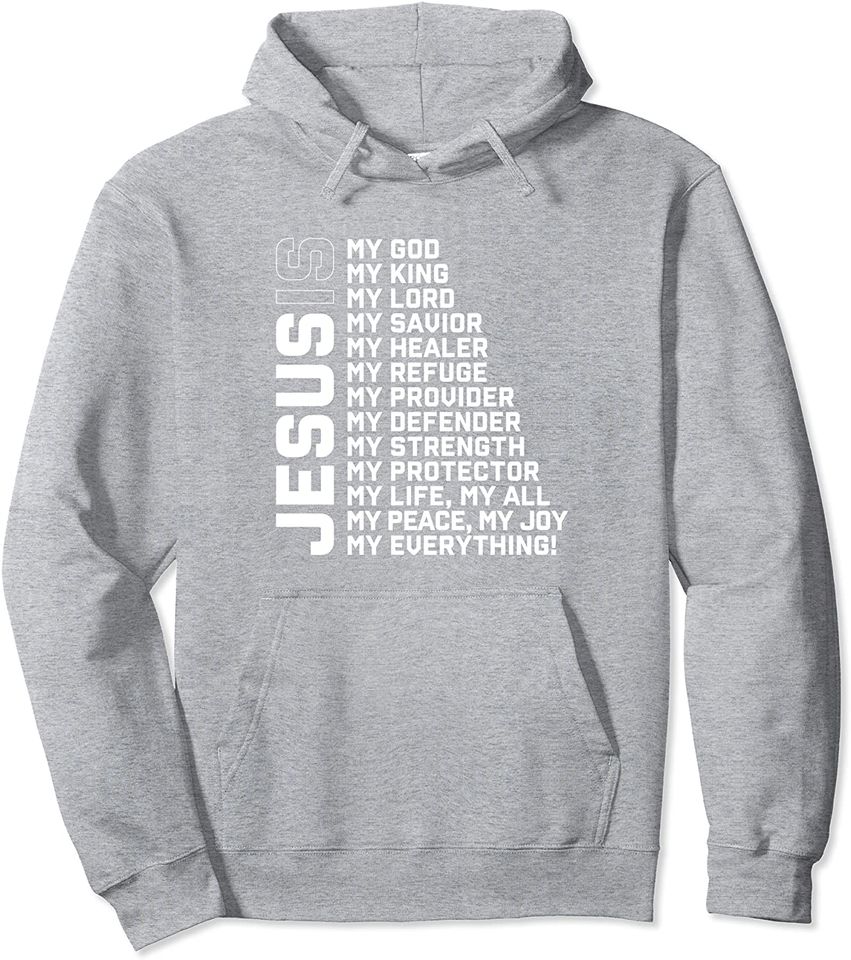 God Believer Gift Jesus Christian Lord Jesus Definition Pullover Hoodie