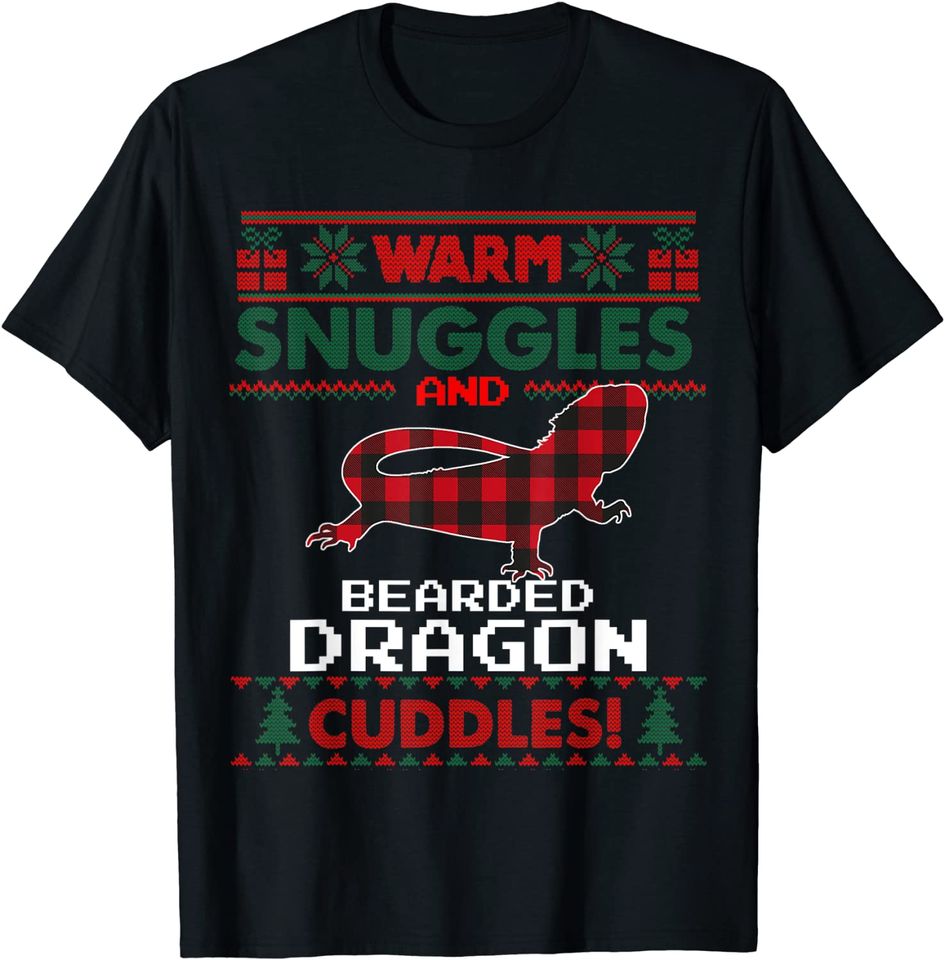 Bearded Dragon Christmas Pajama Shirt Ugly Christmas T-Shirt