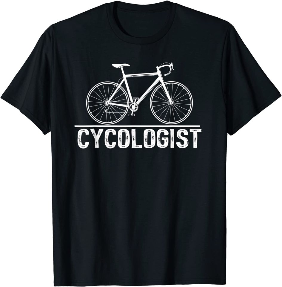 Cycologist bike Cycling T-shirt Bicycle cyclist christmas T-Shirt