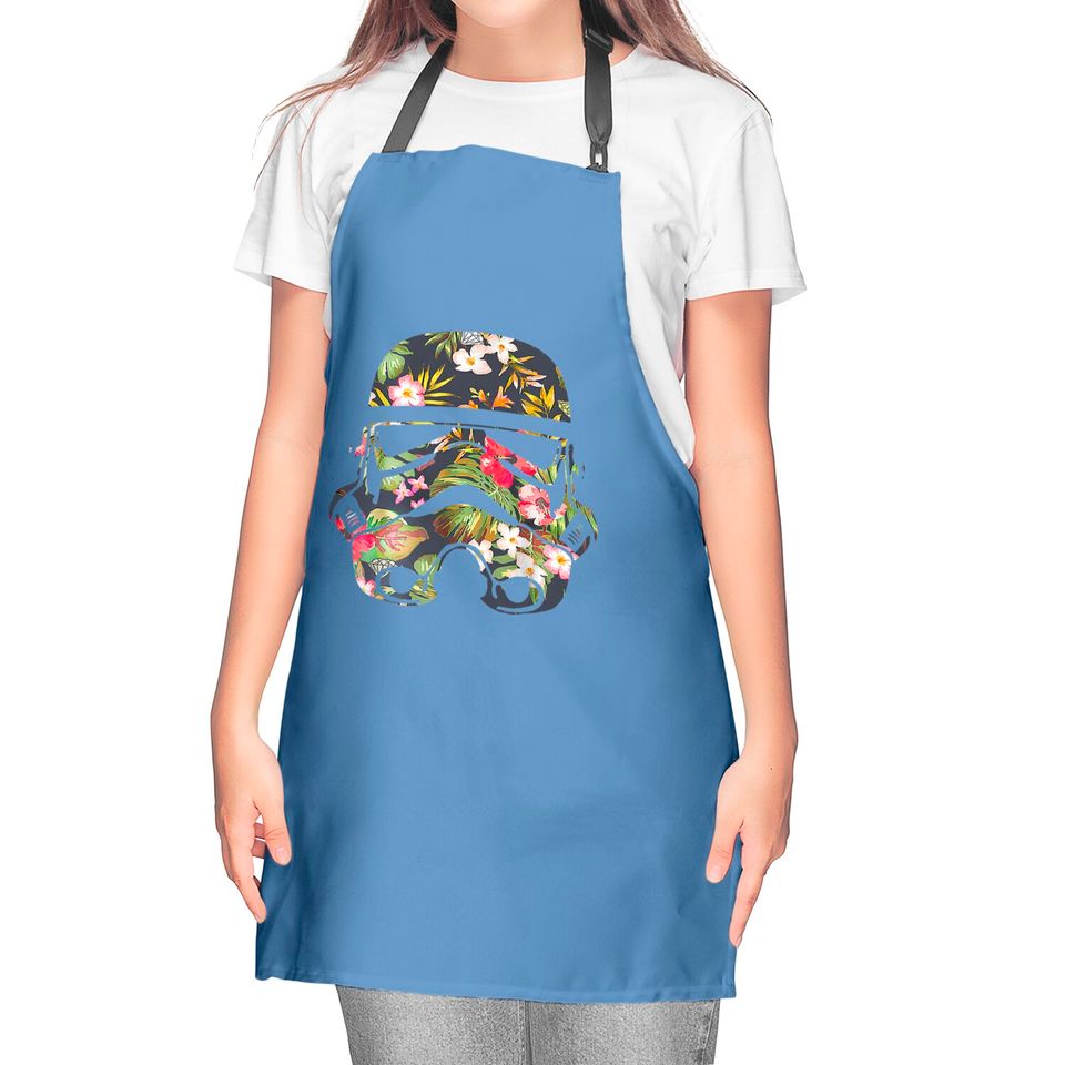 Star Wars Tropical Stormtrooper Floral Kitchen Apron