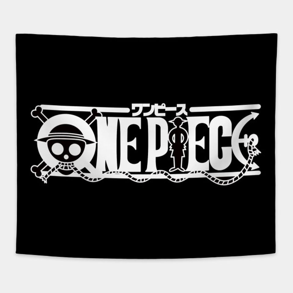 One Piece Logos - One Piece - Tapestry