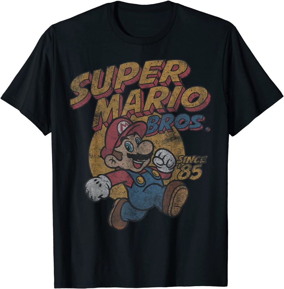 Mario T-Shirt Super Mario Bros. Since '85 Vintage Poster