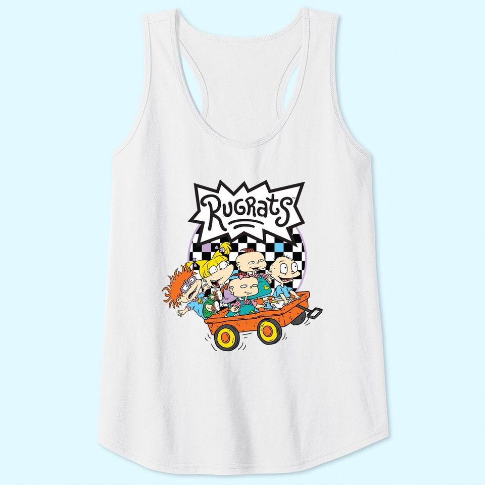Rugrats Playing Funny Face Tank Tops