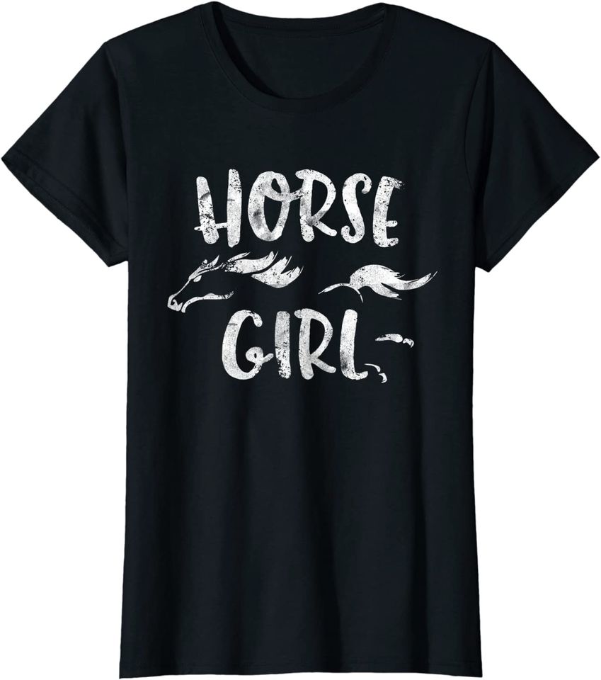 Horse Girl T-Shirt Horseback Riding Equestrian Lover Gifts