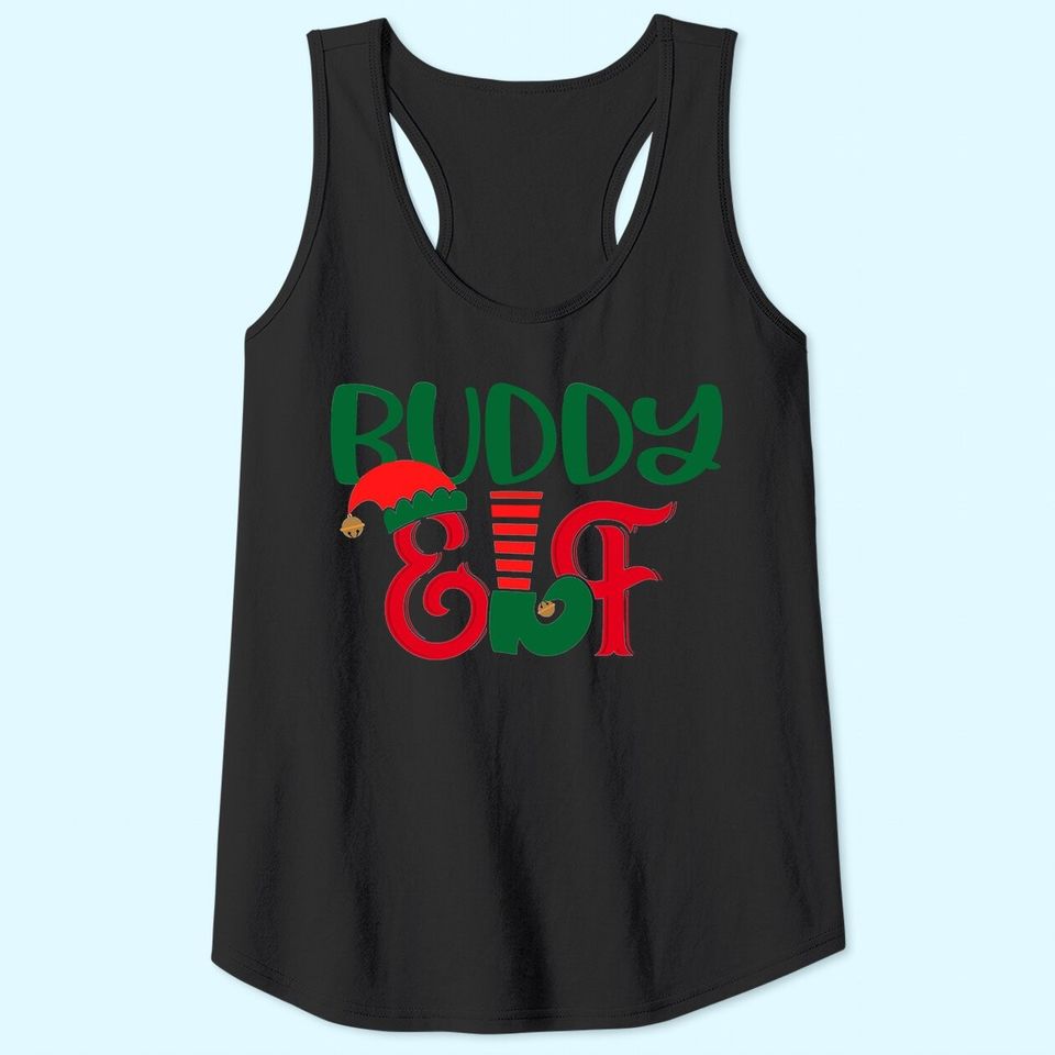 Buddy Elf Christmas Family Tank Tops