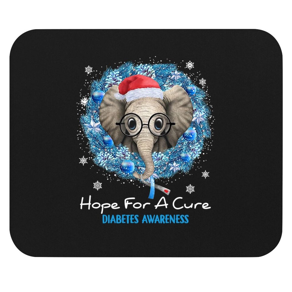 Elephant Hope For A Cure Diabetes Awareness Mouse Pads