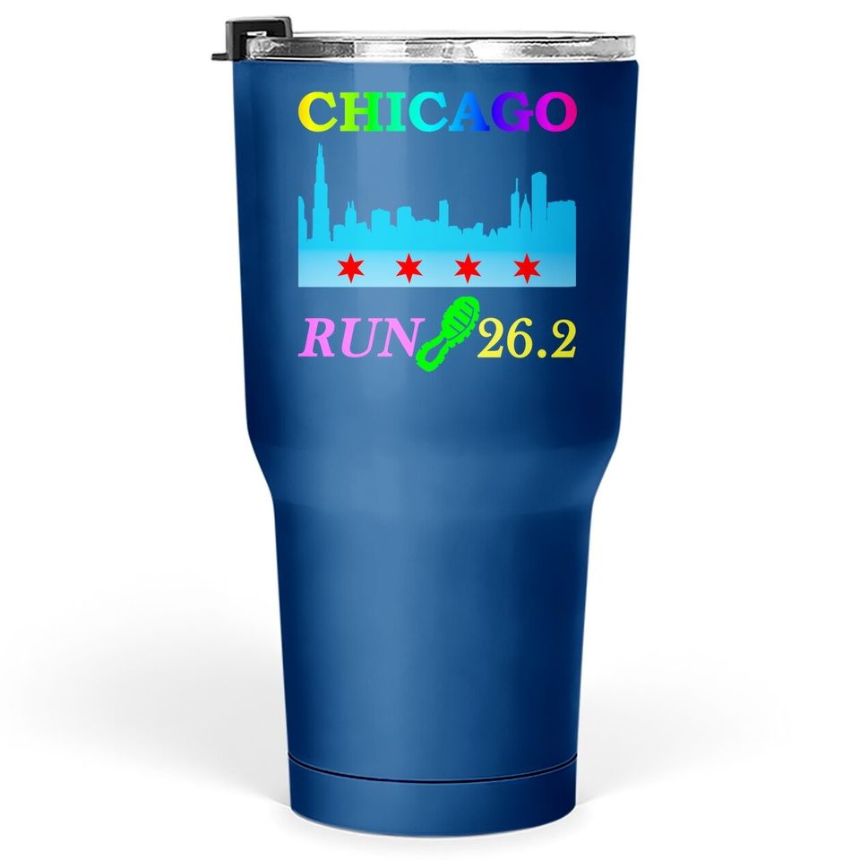Chicago Run 26 Mile October 13 2019 Finisher Marathon Tumbler 30 Oz