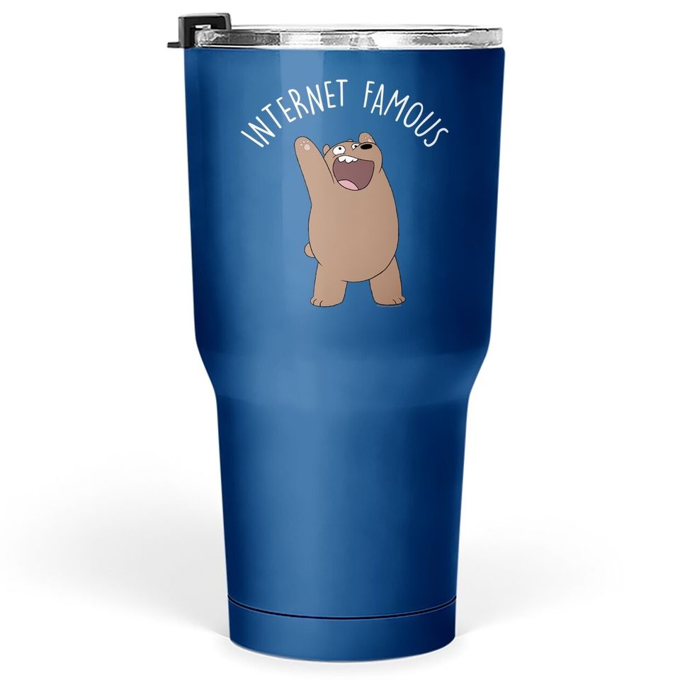We Bare Bears Grizzly Internet Famous Tumbler 30 Oz
