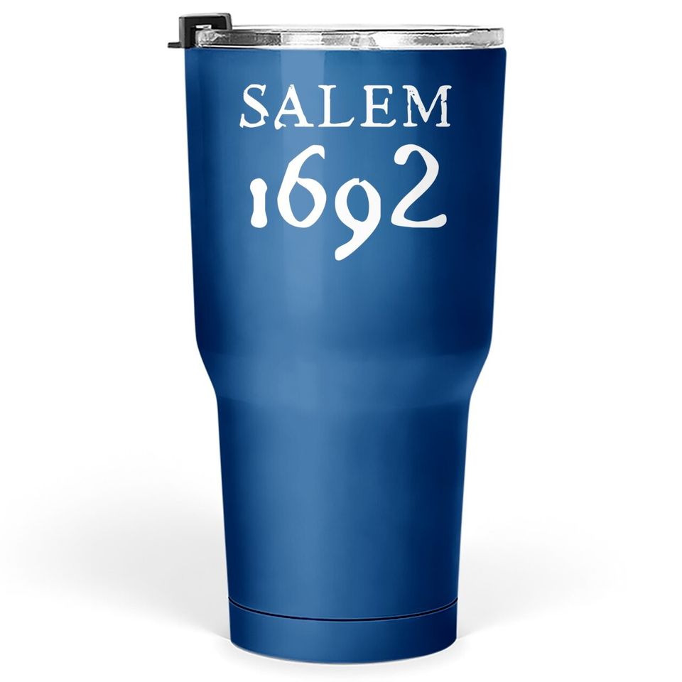 Salem 1692 Witch Halloween Wicca Occult Witchcraft History Tumbler 30 Oz