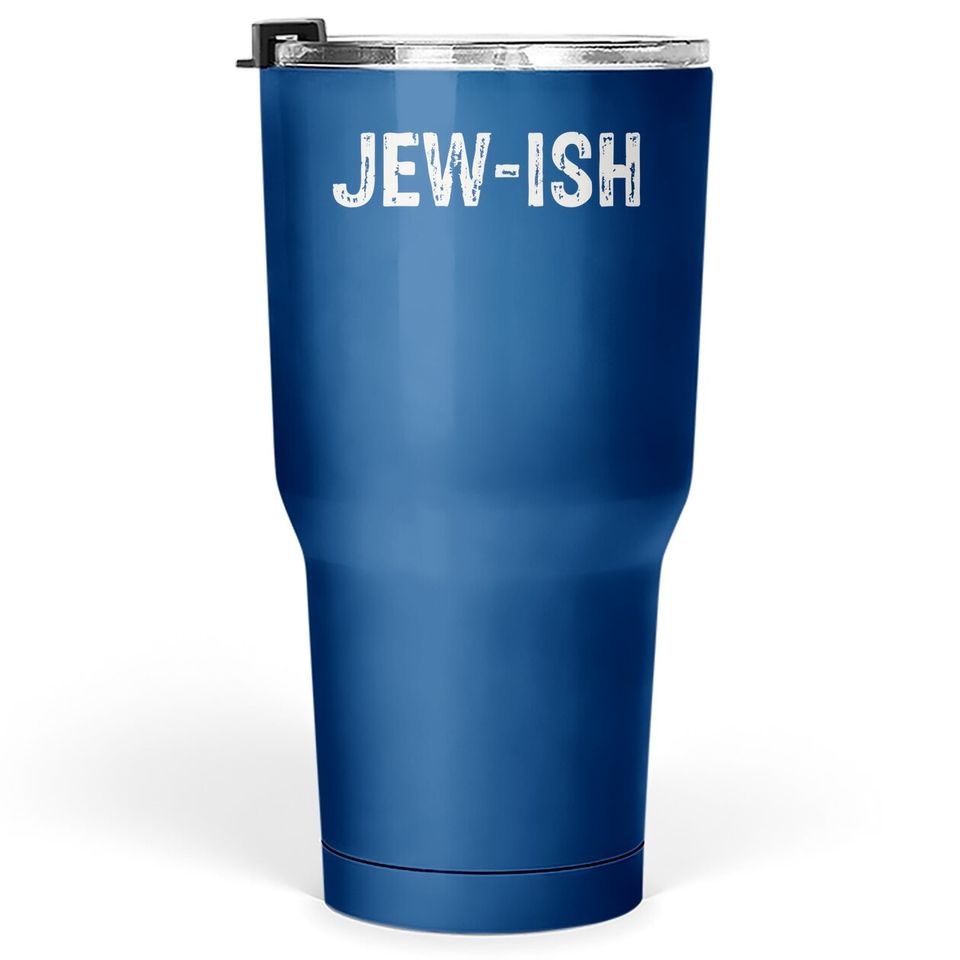 Jewish Challah Menorah Hanukkah Tumbler 30 Oz