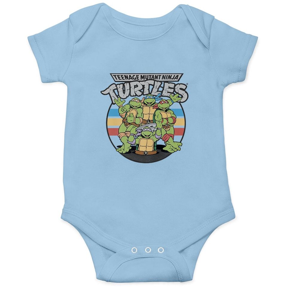Teenage Mutant Ninja Turtles Retro Spot Logo Tee-baby Bodysuit