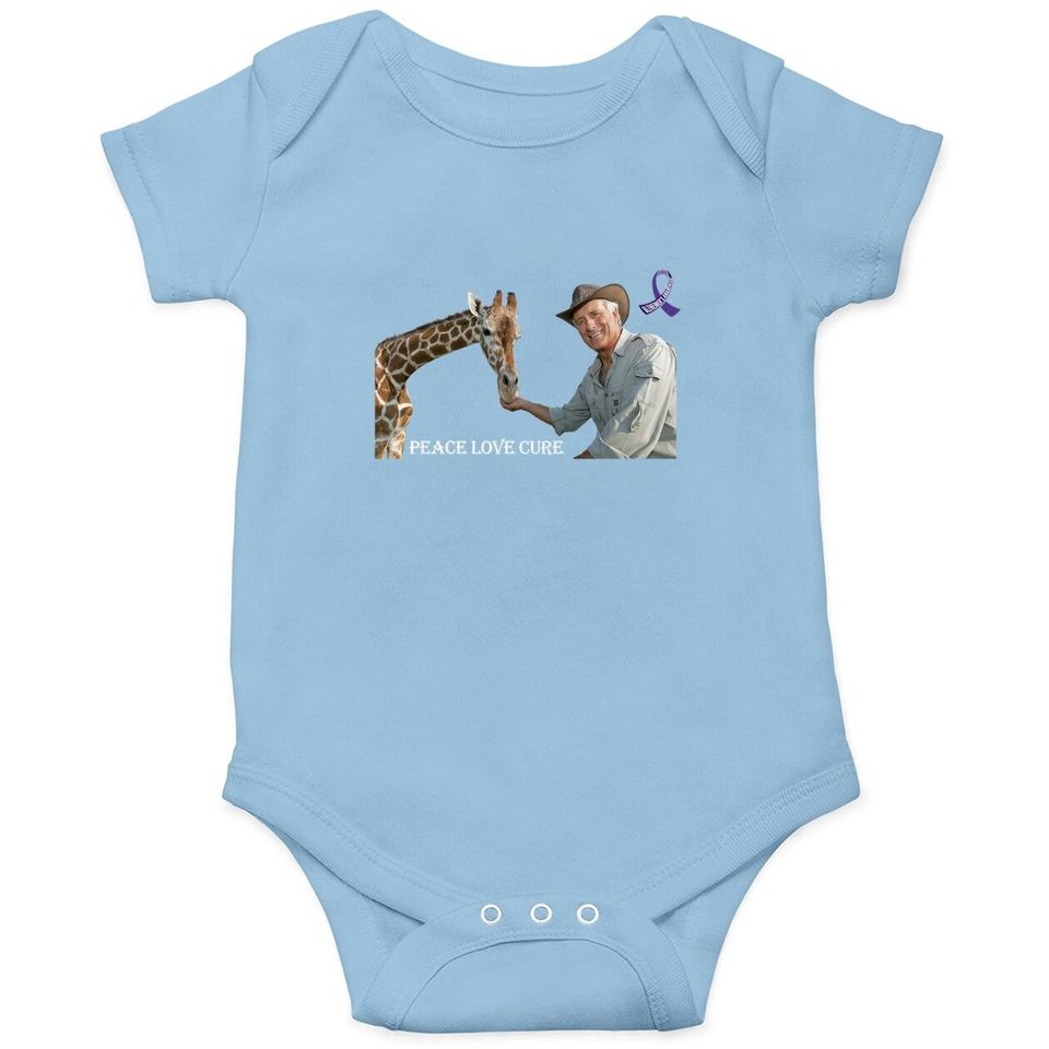 Jack Hanna With Cute Giraffe Baby Bodysuit
