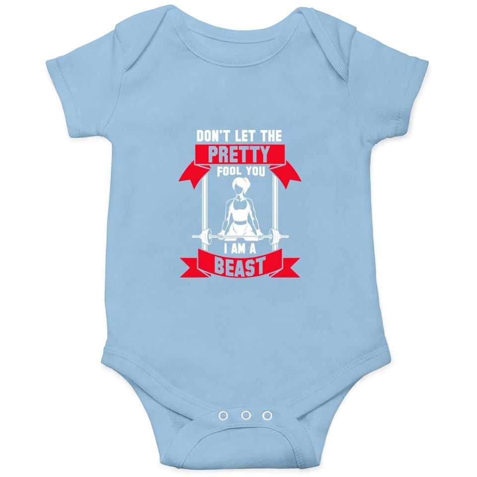Weight-lifting Workout Quote Funny Fitness Lover Gift Baby Bodysuit