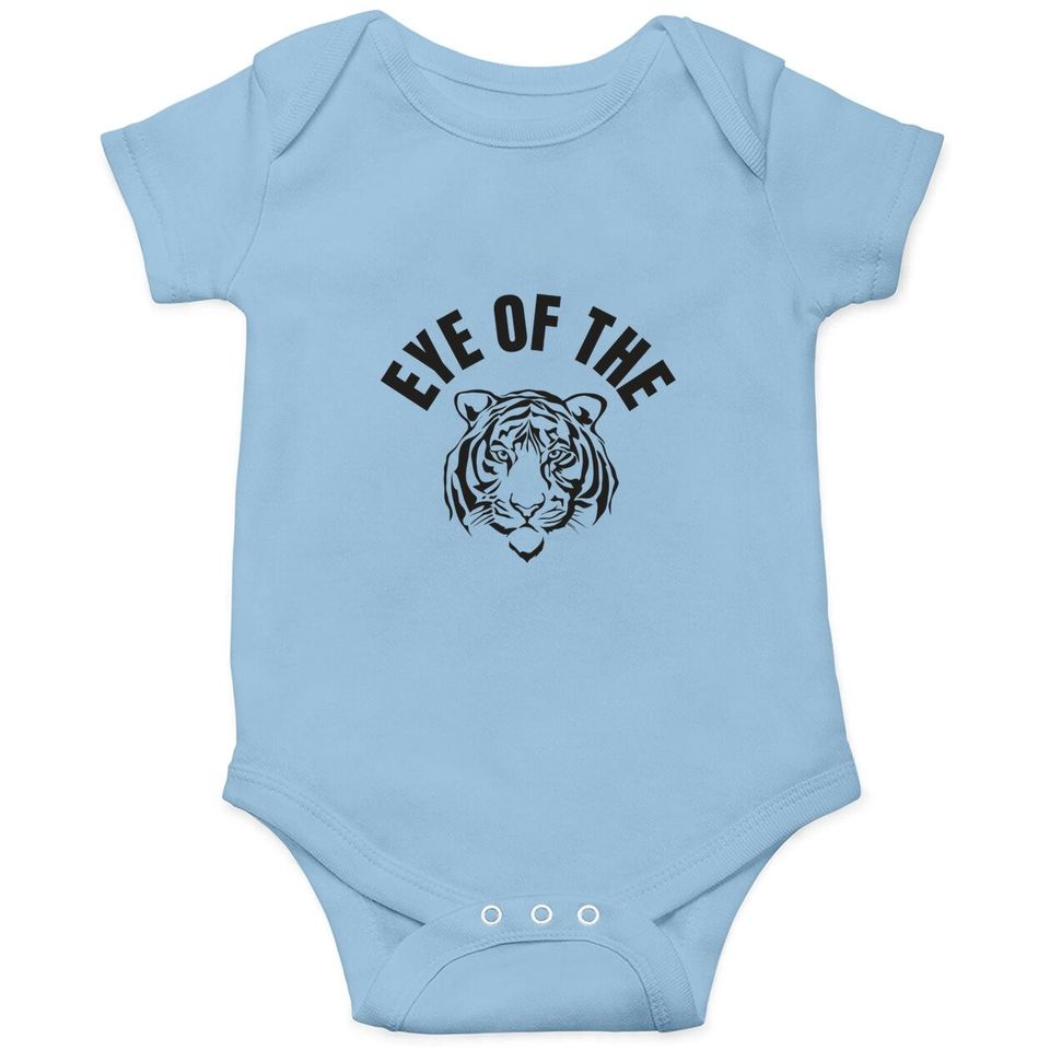 Eye Of The Tiger Inspirational Quote Workout Fitness Baby Bodysuit