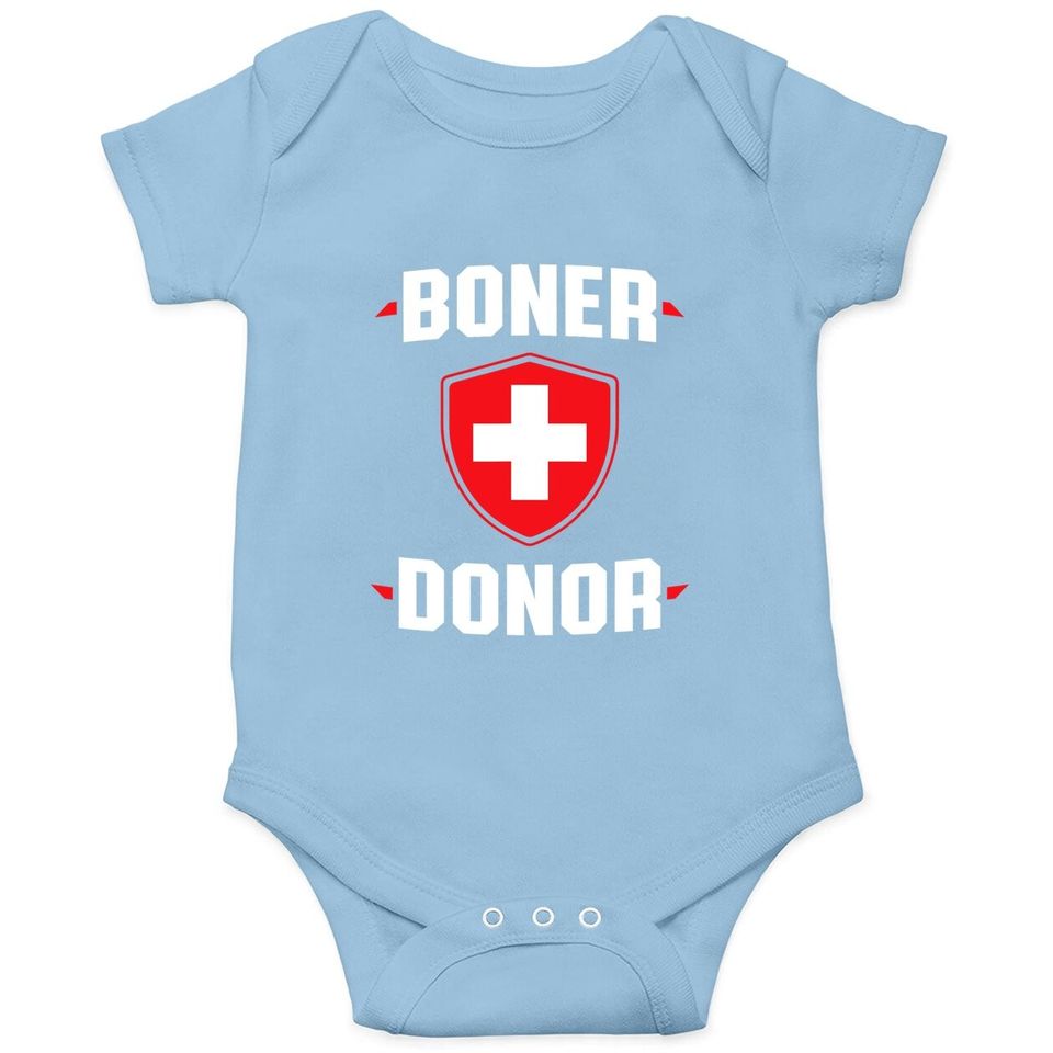 Boner Donor Baby Bodysuit Easy Funny Halloween Lazy Costume Baby Bodysuit