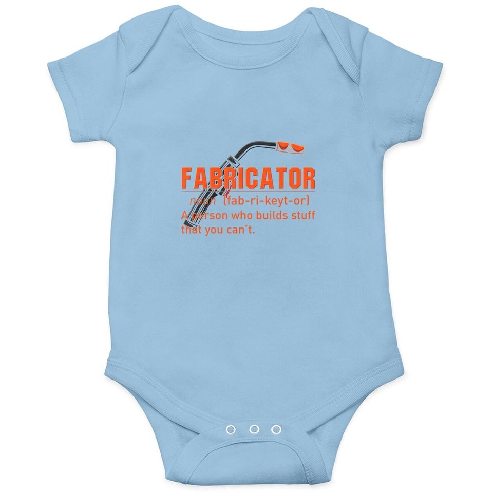 Fabricator Welder Definition Baby Bodysuit