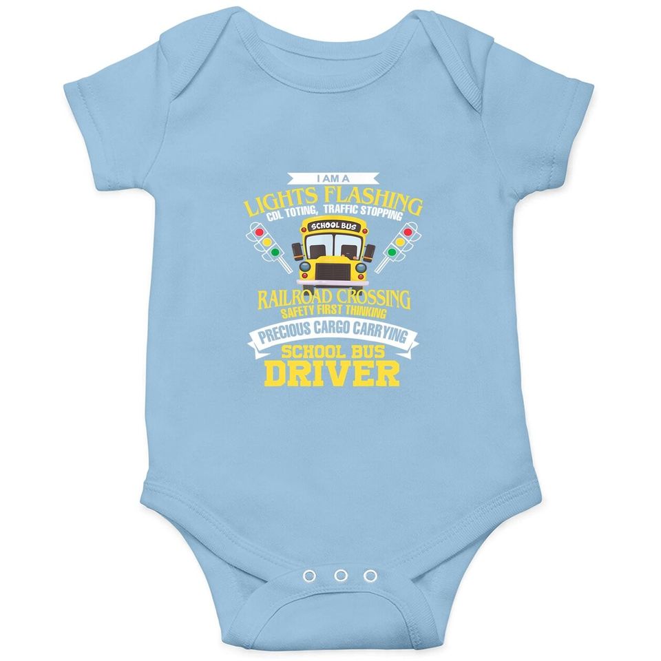 I'm A School Bus Driver School Bus Driver Gift Baby Bodysuit