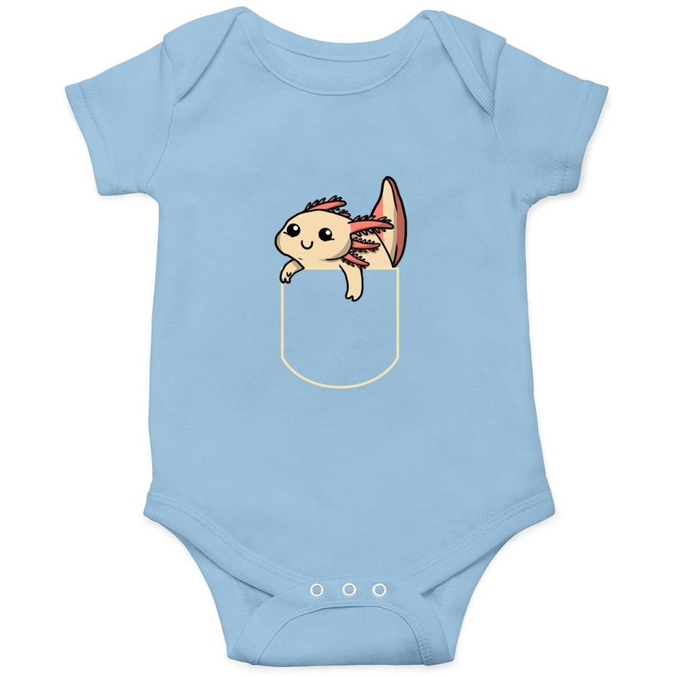 Axolotl In The Pocket Gift Baby Bodysuit